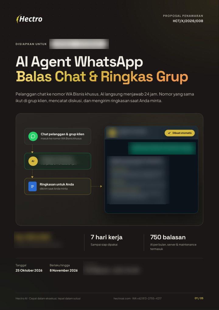 Sampul proposal AI Agent WhatsApp